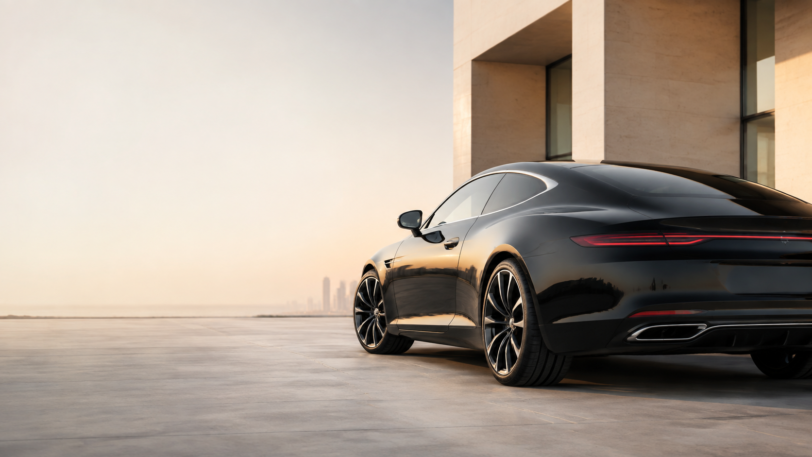Black luxury car in the Golden Cars 2026 collection
